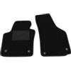Somer Car Kit Tappetini Auto SOLO ANTERIORI 2pz compatibili con Seat Leon 1P 2005-2012 | Set 2 tappeti anteriori su misura in moquette