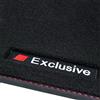 teileplus24 BAX-079 Exclusive-sportivo Tappetini per Mercedes-Benz GLA H247 2020-, Cucitura:Rosso