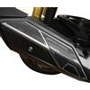 labelbike - Adesivo 3D Moto Marmitta Protezione e Decorazione in Resina compatibile con Honda ADV350 2025 Colore Carbonio Nero