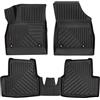 moto-MOLTICO Tappetini Auto Gomma 3D - set da 4 Pezzi - per Tutte le Stagioni - Antiscivolo e Impermeabile - Adatti per Opel Astra K (2015-2021)
