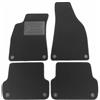 ASC tappetino tappeto tappetti auto compatibili con AUDI A4 B6-B7 2001-2007 berlina e stationwagon tappeti auto in moquette,battitacco in gomma