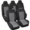 Mossa Coprisedili su Misura compatibili con Citroen C4 Picasso Monovolume (2006-2013) 5 posti - Fodere sedili Auto - Set coprisedili Auto E2