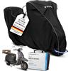 MYCOVER telo copriscooter fatto a mano - copertura per ciclomotore e moto, resistente all'inverno, impermeabile, antistrappo e robusta, per esterni - Grande M+ TC