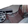 Generic TAPPETI adatti SOLO per DAF XF [NUOVO] dal 2022 - Sedile passeggero pieghevole - NERO/ROSSO