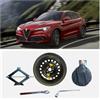 D'ANGELO 1988 Kit Ruotino di Scorta 17 compatibile con Alfa Romeo Stelvio (No Quadrifoglio V6) con Cric, Chiave e Sacca