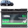 Generico Batteria 70Ah per Volkswagen Golf V 5 1.6 FSI benzina 1.6 2.0 TDI gasolio