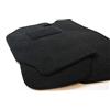 J&J AUTOMOTIVE Tappetini in Tessuto per Fiat Punto 1993-1999, Set da 4 Pezzi Anteriori e Posteriori, di Velluto su Misura, Antiscivolo, Colore Nero