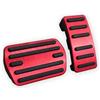 BOHHO Copripedali Auto 2 Pz/set Pedali Copertura Per Mustang Per Mach-E 2021 2022 Anti-Slip Auto Nessuna Foratura In Alluminio Freno E Pedale Dell'acceleratore Pedaliera Auto (Colore : Red)