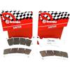 BREMBO 4 PASTIGLIE FRENO ANTERIORI LA SINTERIZZATE LONG LIFE +30% DURATA (HONDA VFR XC CROSSTOURER 1200 2012-2019)