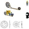 #LICA1 COMPATIBILE CON YAMAHA FZ6 N,NS,S2(RJ07/RJ14) 600 2004-2008 KIT TRASMISSIONE PER MOTO CATENA DID 530VX3 LUN 118 MAGLIE,CORONA IN ACCIAIO P530-Z46,PIGNONE P530-Z16 SPECIFICO PER LA TUA MOTO