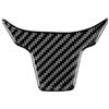 TOWBEBER For H0nda Civic X 10th gen 2016 2017 2018 2019 2020 2021 Reale Morbida Fibra di Carbonio Adesivo Volante Rivestimenti Interni Accessori(Bottom Black)