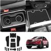 LUWU Compatibile con Opel/Vauxhall Mokka B Mokka-e 2021-2024 2025 Tappetini in Gomma Console Centrale Tappetini Antiscivolo Anti-polvere Portabicchieri Cucitura Porta Tappetini Accessori Interni