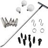 QDentMov Kit di Aste per la Rimozione delle Ammaccature (21 Pezzi), Asta con Punta Intercambiabile - Diametro 1/2'' (12mm), Strumento Manuale per Riparazione di Ammaccature su Portiere Auto, Grandine