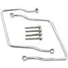HTGMTGPACC Portapacchi Posteriore Motociclo Per Suz&uki Per Intruder Per Volusia 800 VL800 2001-2004 Supporto Portapacchi Cromato Borsa Laterale 21 Cm Moto