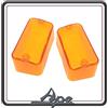 GSC RICAMBI SRL KIT COPPIA DUE GEMMA GEMME PLASTICA VETRINO FRECCIA ANTERIORE DESTRA E SINISTRA COMPATIBILE CON PIAGGIO APE 50 TL1T - TL2T - TL3T