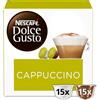 Nescafé 90 Capsule Nescafe Dolce Gusto Cappuccino con Caffe Corposo e Latte Schiumato (3 box da 30 capsule) per un totale di 45 Bevande - L'Emporio del Caffè