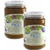 Agritur - Confettura Extra Biologica di Fico Classic Bio, 60% Frutta, con Zucchero di Canna e Pectina, Naturale e Gustosa, Ideale per Colazione, Dolci e Yogurt, Pack 2×330 g