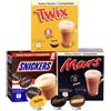 cafféluxe Marte, Snickers & Twix Dolce Gusto Capsule di cioccolata calda - 24 cialde di cioccolata calda