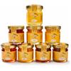 Generico Set Degustazione Miele 8 Vasetti 50g - Miele Italiano Naturale Gusti Assortiti Pera Fragola Limone Mandarino Fichi Frutti di Bosco Nocciola Millefiori Mini Formato Idea Regalo Gourmet (Dolce Natura)