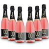 ALTERNATIVA Rosato Dry Frizzante Analcolico 0.0% - Bollicine Senza Alcol | Dealcolato Italiano - Ideale per Celebrazioni e Regali - Confezione da 6 Bottiglie da 750ml Alcool Free