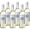 Giordano Vini - Set Vino 6 Bottiglie 4500ml, GARDA DOC BIANCO 2024, Vino Bianco Pregiato Da Regalare, Confezioni Vino Degustazione Italia Luce del Garda