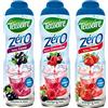 Teisseire 3 sciroppi senza zucchero Ribes nero Grenadine Fragola 3X0.6L