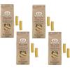 Rustichella d'Abruzzo | Rigatoni Semola Grano Duro Formato Classico | Pasta Lavorazione Artigianale - 4 x 500 Gr | Pasta Essiccata Lenta Bassa Temperatura