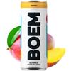 Generico BOEM Hard Seltzer - Gusto MANGO - 12 Lattine da 250ml Bevanda Alcolica Frizzante a basso contenuto Calorie - Senza Glutine - Senza Zucchero - Vegan -