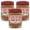 CAIYA 3X Fiorentini Peanut Butter Creamy, Crema Spalmabile di Arachidi Senza Zuccheri Aggiunti 350g