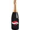 Bottle-Up Idea regalo spumante Prosecco DOC, bottiglia personalizzata con etichetta esclusiva e originale per San Valentino, bomboniere, anniversario di fidanzamento e di matrimonio (0,75L, Cuore tattoo)