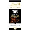 Lindt Excellence - Tavoletta di cioccolato, 70% cacao, 2 x 100 g, colore: Nero intenso