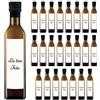 Bottle-Up 24 bottiglie personalizzate di Olio Extra Vergine di Oliva perfetto per bomboniere per matrimonio (0,25 L, La tua etichetta)