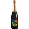Bottle-Up Bottiglia di Prosecco DOC personalizzato per lui - Idea regalo esclusiva e originale per uomo, festa del Papà, festa del Nonno, nuova nascita, compleanno e Natale. (0,75L, Lettering - Ti voglio bene)