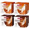 Generico Set 80 Capsule Ristora Compatibili con le Macchine ad uso domestico Nescafè®* Dolce Gusto®* 40 Caramello salato 40 Cioccolato