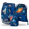 Baagl Airy - Set di 3 zaini per la scuola elementare, zaino per la scuola primaria per bambini, zaino per la scuola, Spazio, m, Set per la scuola