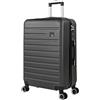SKPAT - Valigia Da Stiva Rigida - Trolley Grande Con Ruote, Valigia 23kg Per Viaggi, Trolley Da Stiva Resistente. Lucchetto a Combinazione, Antracite