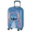 Coriex Trolley Stitch, Valigia da Viaggio per Bambini Rigida in ABS, Trolley Cabina 4 Ruote 34.5 x 20 x 51 cm 31L, Blu