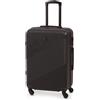 BERTOO Valigia rigida Milano XL 70L, bagaglio in ABS nero con 4 ruote girevoli rimovibili e lucchetto a combinazione