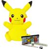 Pokémon Pokemon Zaino per Ragazzi, Design Pikachu Zainetto Peluche 3D, Zaino da Viaggio per Bambino, Include Astuccio, Regalo per Ragazzi - Giallo