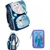 PELLECCHIA 1969 |Schoolpack Zaino con Astuccio 3 Scomparti, Scuola e Tempo Libero, Bambini e Ragazzi, Multizip, Pennarelli, Pastelli, Accessori, Bambino, Bambina (Per Frozen Fan)
