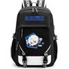 LKY STAR Anime Blue Lock Sacchetto di Scuola Daypack Zaino Viaggio Backpack da Scuola Zainetti per Ragazze Donna
