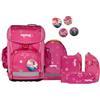 ergobag cubo light set zaino scolastico ergonomico, superleggero, set da 6 pezzi, 780 g