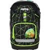 ergobag Prime Zaino Scolastico elementare per Bambini, Idrorepellente, ergonomico, 20 litro, 1100g CyBear Race - Nero