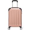 Boleedy Valigia Rigida Cabina 55cm in ABS Léger et Résistant avec Lucchetto et 4 Roulettes 360°,Trolley Bagaglio a Mano Pratique et Durable per Viaggio