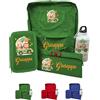 Generico Safari Set completo Zaino Scuola Portapastelli Astuccio e Borraccia Personalizzati Con Nome Bambini Materna Elementari Asilo Medie Unisex Zainetto Bimbo Bimba Borsa Studenti Made in Italy
