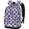 Disney Topolino Grey-Zaino HS FAN 2.0, Grigio, 30 x 41 cm, Capacità 22 L