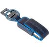 PIQUADRO - Portachiavi in Pelle con Chiavetta USB 256 GB - Anello e Moschettone - Blue Square - Colore Blu Notte