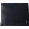 Navigare Portafoglio Uomo Nero - Realizzato in Vera Pelle, Spazioso con 2 Scomparti per Banconote e 3 Taschini per Carte di Credito, Slot per Foto, Regalo Perfetto per Uomini, Adulti Casual