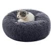 PETCUTE Cuccia per Cane Letto per Gatto da Interno Rotondo Lavabile Letto Peluche Morbido Animale Domestico Taglia Piccola Medio Grande