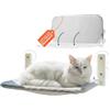 Avilia Amaca per Gatti da Finestra Pieghevole - Lettino Sospeso con Fodera Double-Face Estate/Inverno - Ventose Extra Forti (10kg) - Mensola Gatto Salvaspazio e Lavabile - Ideale per il Relax al Sole
